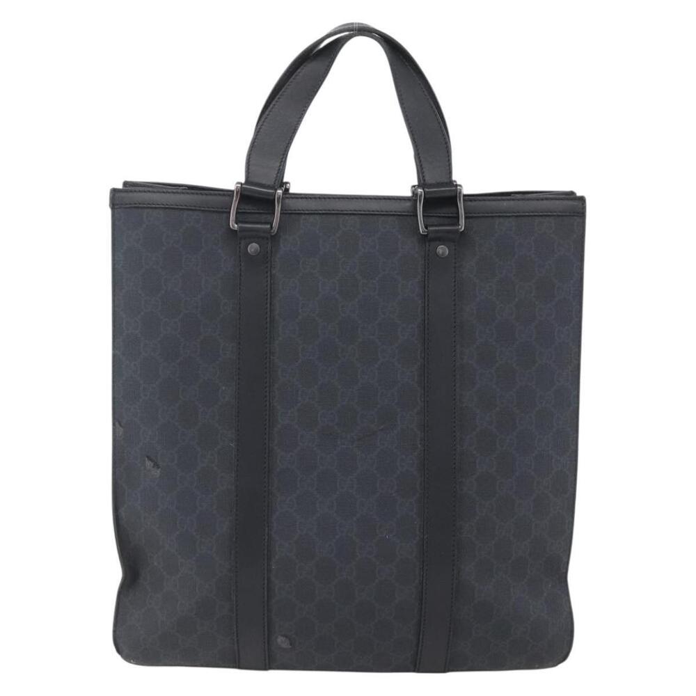 GUCCI GG Supreme Hand Bag PVC Black 322072 Auth ep12169 - Picture 2 of 16